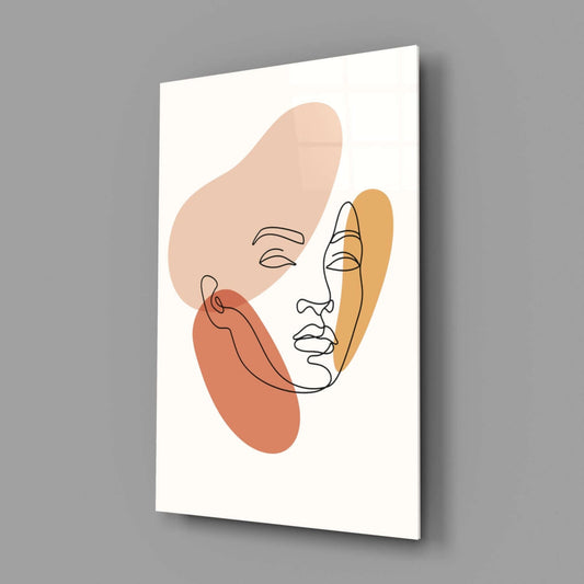 Woman's Art Glass Wall Art