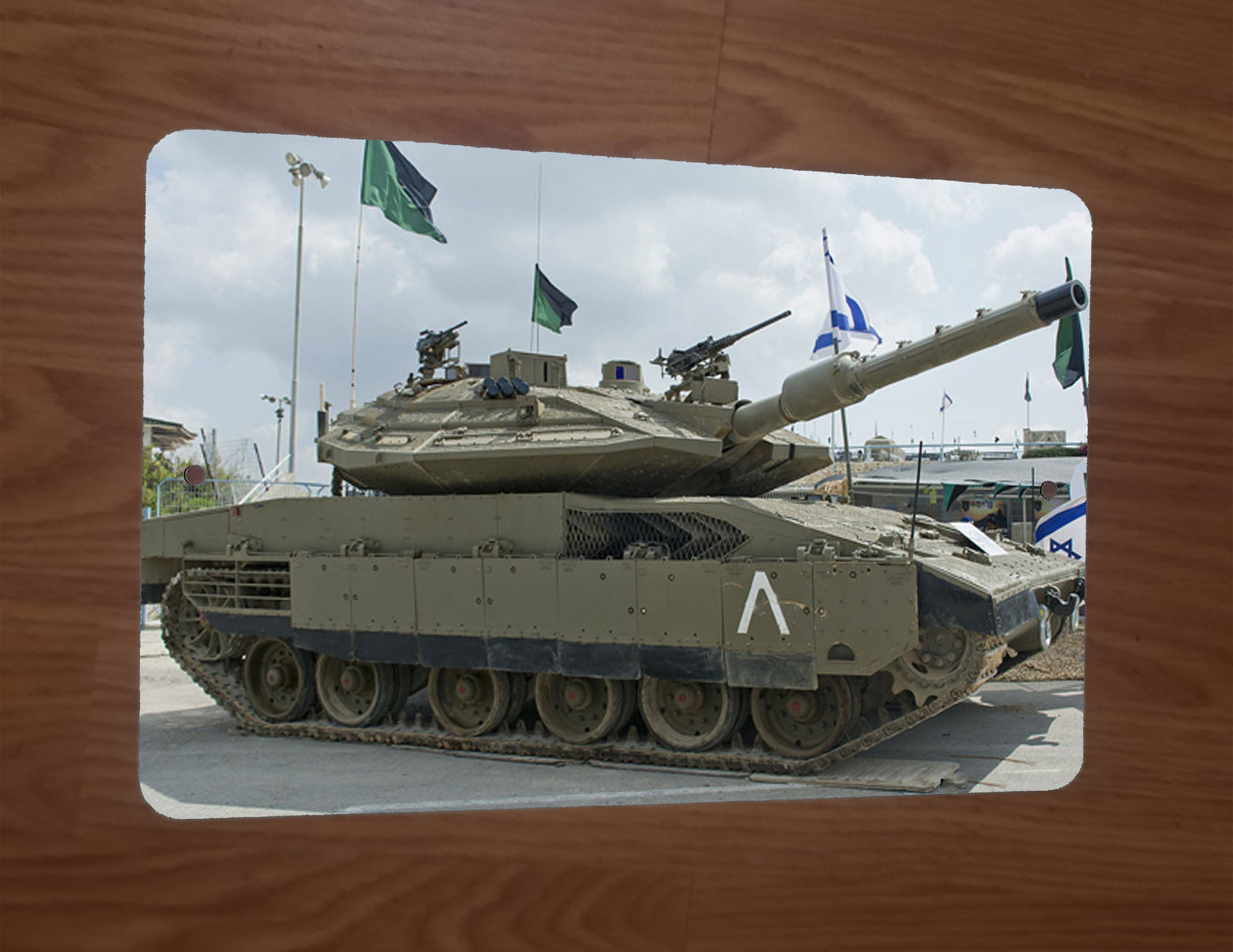 Merkava MK 4 Israel Military War Battle Tank 8x12 Metal Wall Sign