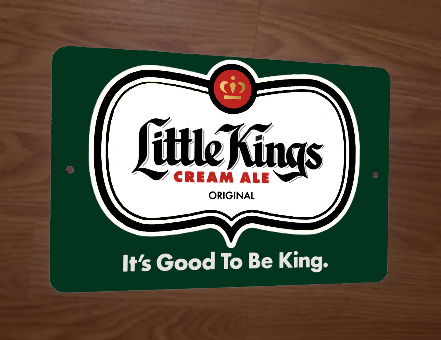 Little Kings Cream Ale Original Beer Lager Ad 8x12 Metal Wall Bar Sign