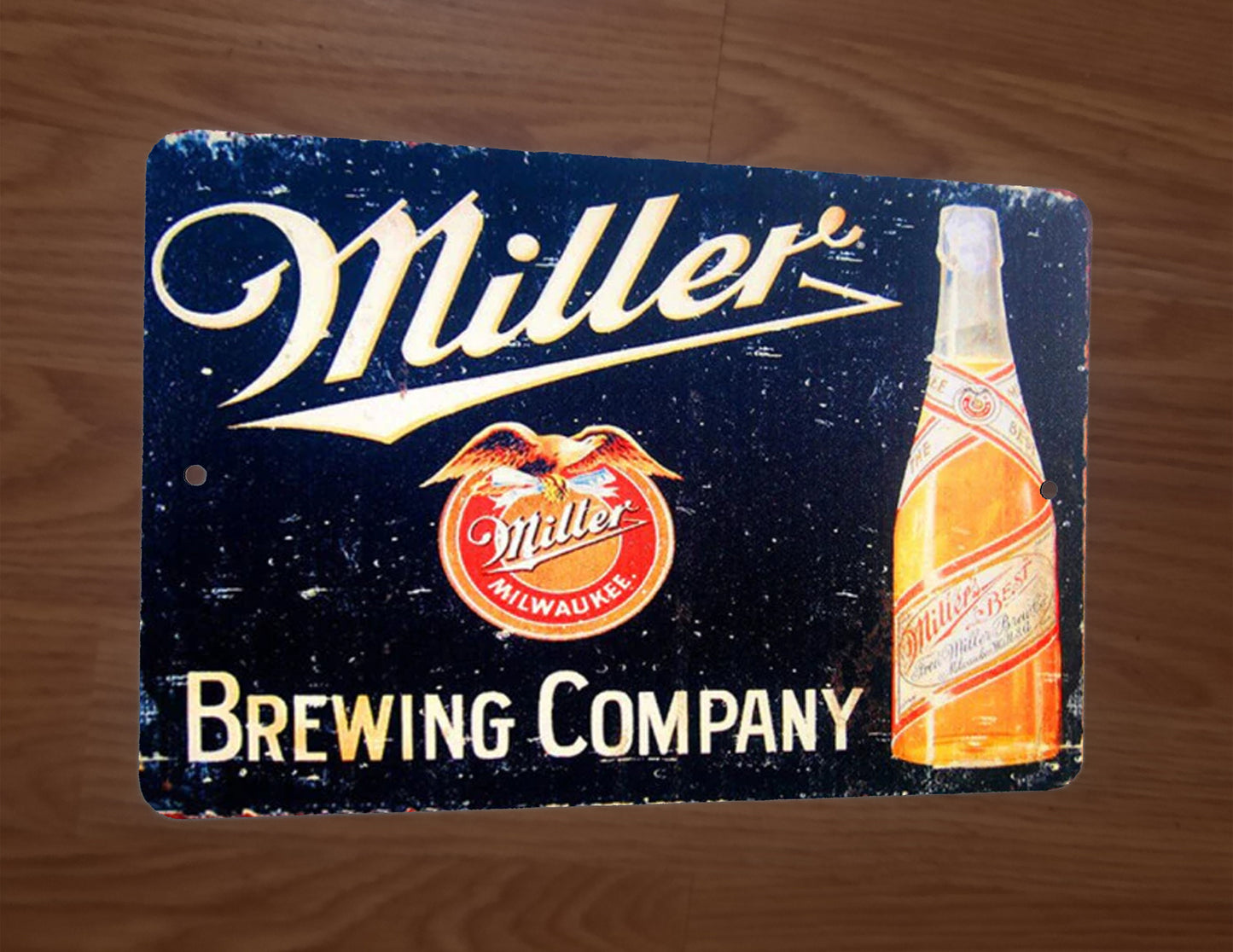 Miller Brewing Company Beer Alcohol 8x12 Metal Wall Bar Sign