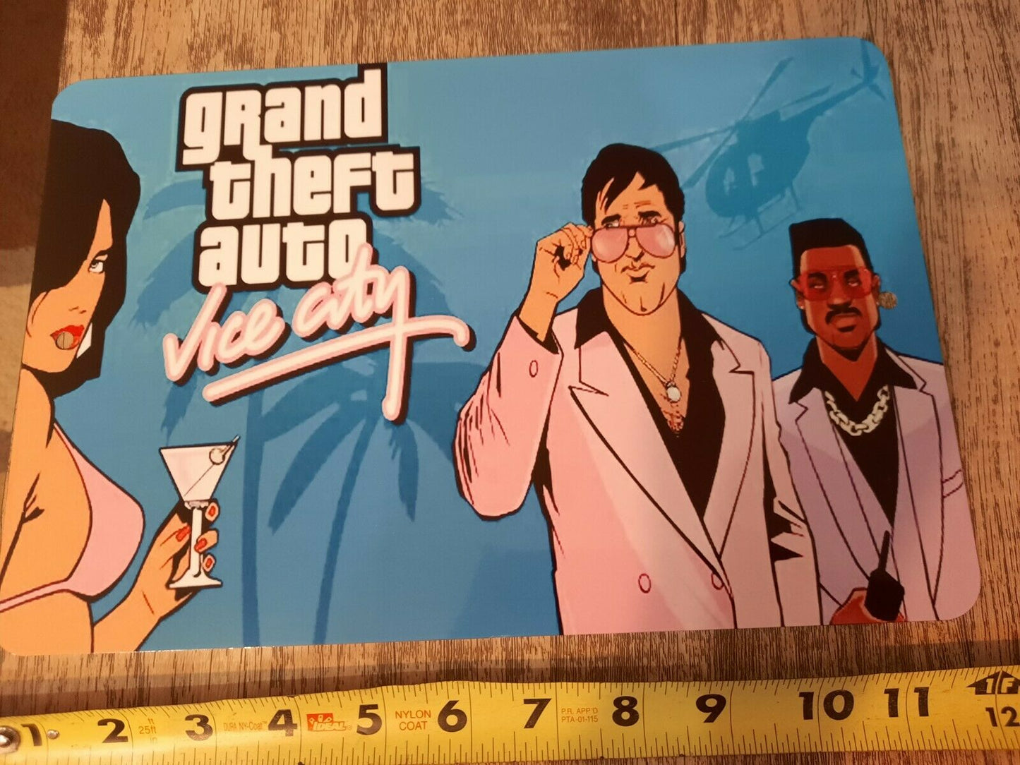 GTA Vice City Grand Theft Auto 8x12 Metal Wall Sign Arcade Video Game