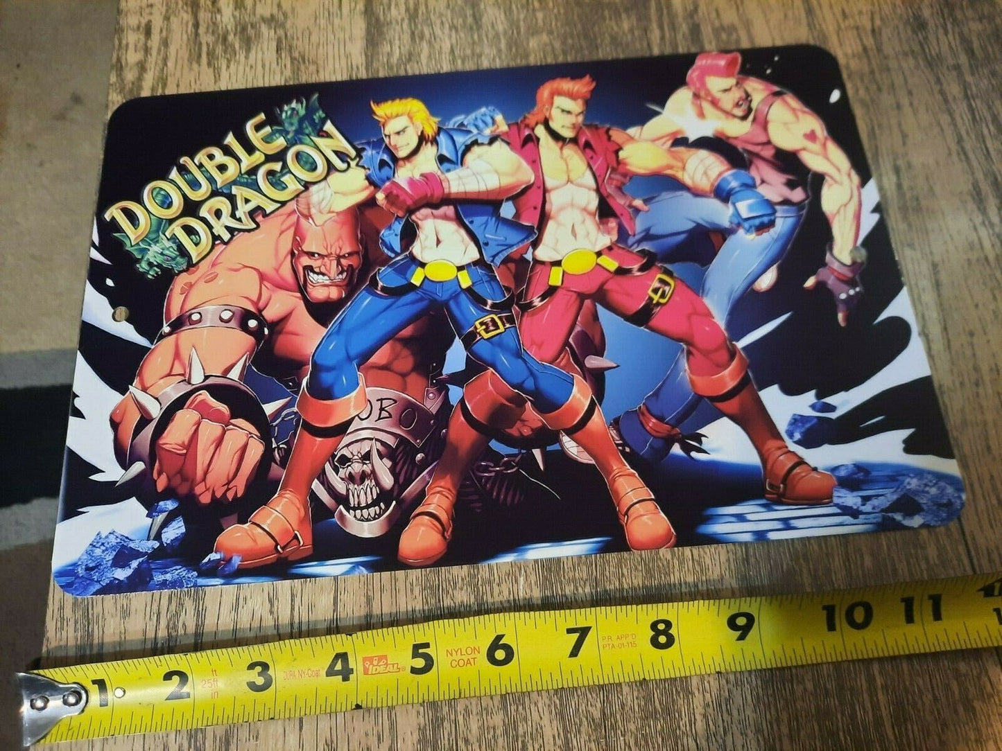 Double Dragon Video Game 8x12 Metal Wall Sign Arcade Classic