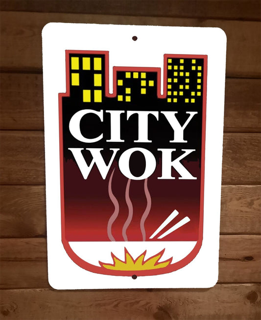 City Wok #2 White Background 8x12 Metal Wall Sign Poster South Park