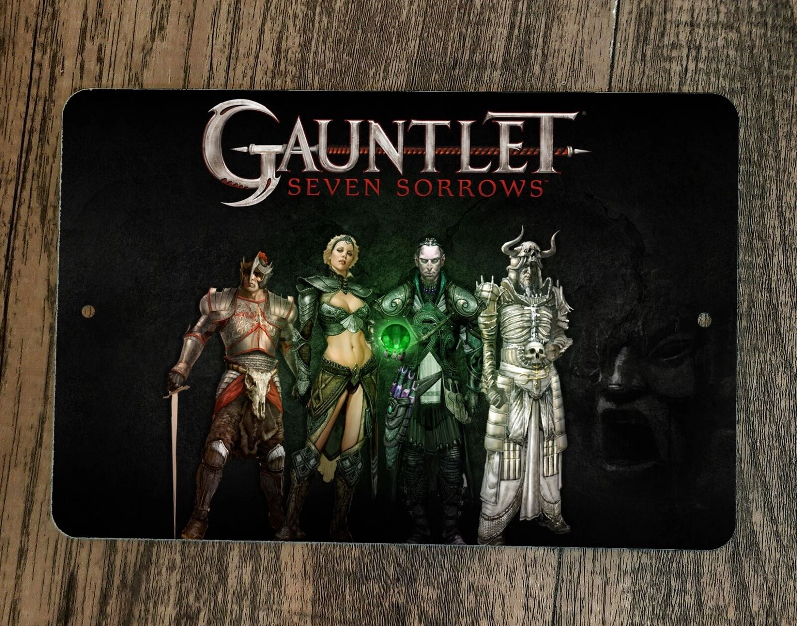 Gauntlet Seven Sorrows 8x12 Metal Wall Sign Video Game Poster – Sign Junky
