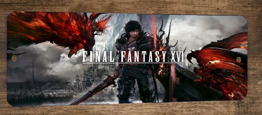 FFXVI Final Fantasy 16 Video Game 4x12 Metal Wall Marquee Banner Sign Poster