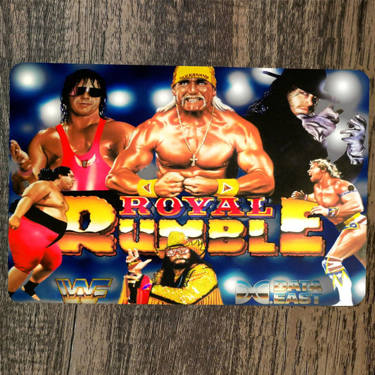 Royal Rumble 8x12 Metal Wall Sign Video Game Arcade Poster