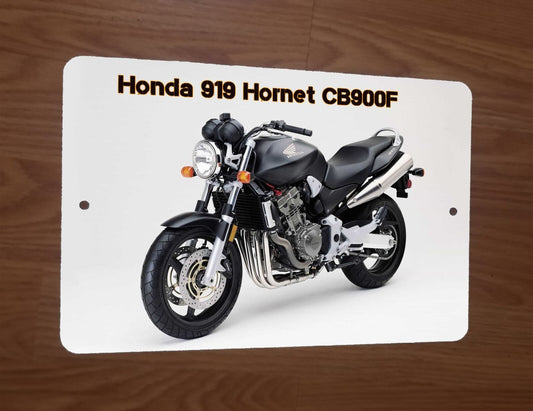 Honda 919 Hornet CB900F Motorcycle Photo 8x12 Metal Wall Sign Garage Poster