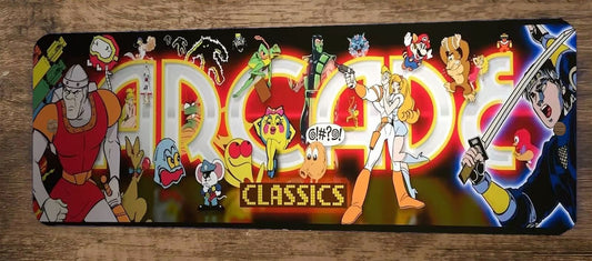Arcade Classics 4x12 Metal Wall Video Game Sign #2