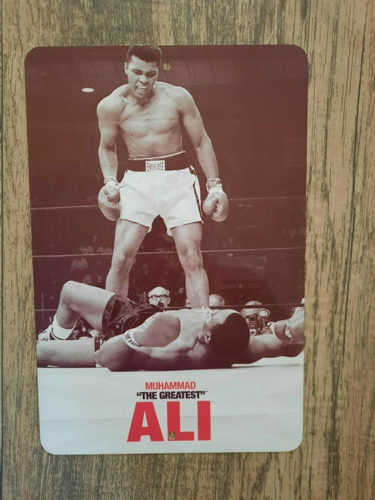 Muhammad Ali Boxing The Greatest 8x12 Metal Wall Sign Sports