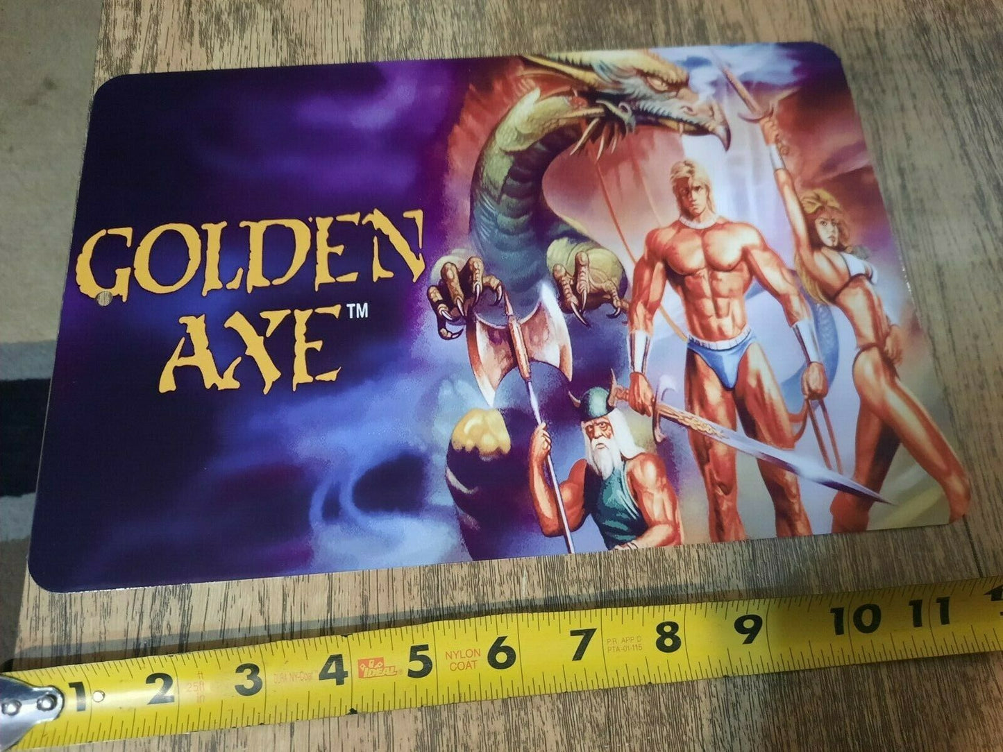 Golden Axe Video Game 8x12 Metal Wall Sign Arcade