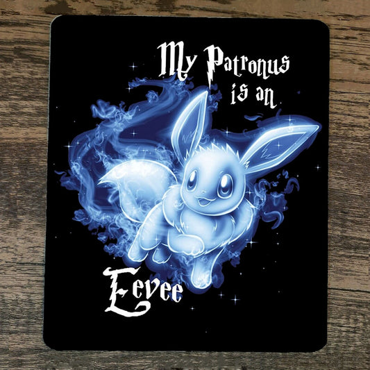 Mouse Pad My Patronus is an Eevee Pokemon