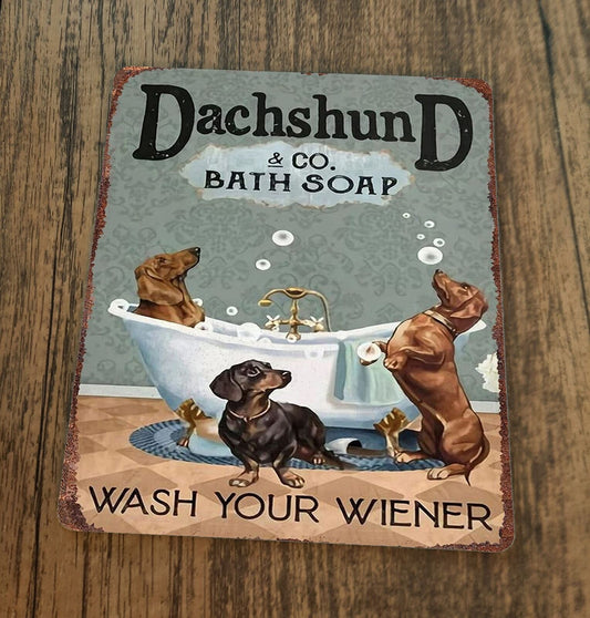 Dachshund Bath Soap Always Wash Your Wiener Mouse Pad #2