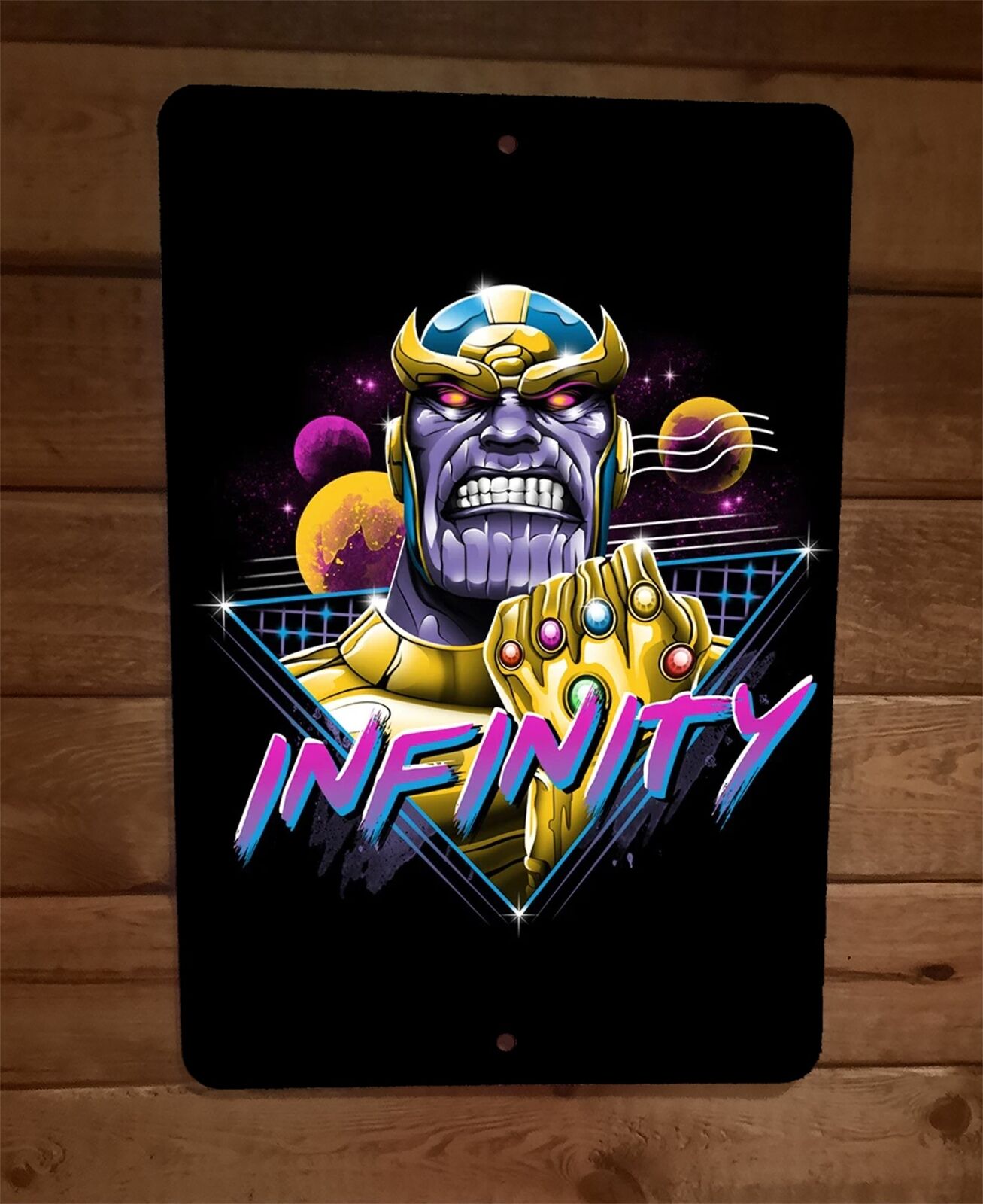 Infinity Thanos 8x12 Metal Wall Sign Poster