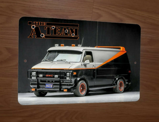 The A-Team Van Photo 8x12 Metal Wall Sign