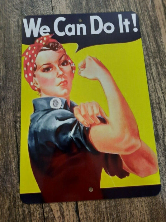 We Can Do It Vintage Ad 8x12 Metal Wall Military Sign Armed Forces