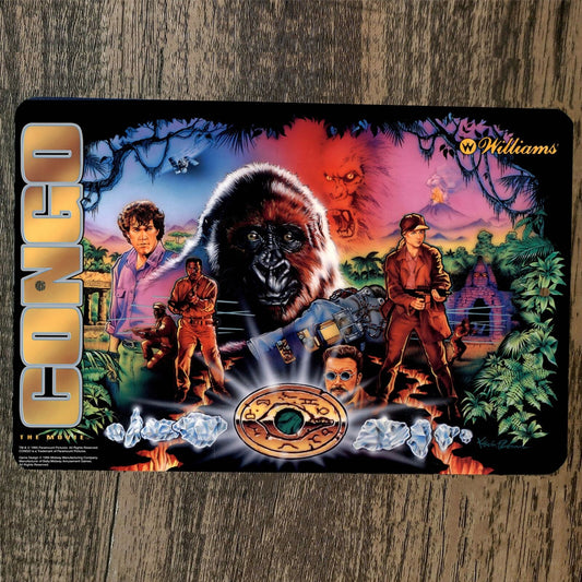 Congo Arcade 8x12 Metal Wall Video Game Sign