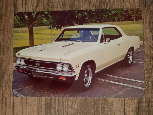 1966 Chevy Chevelle SS Super Sport 8x12 Metal Wall Car Sign