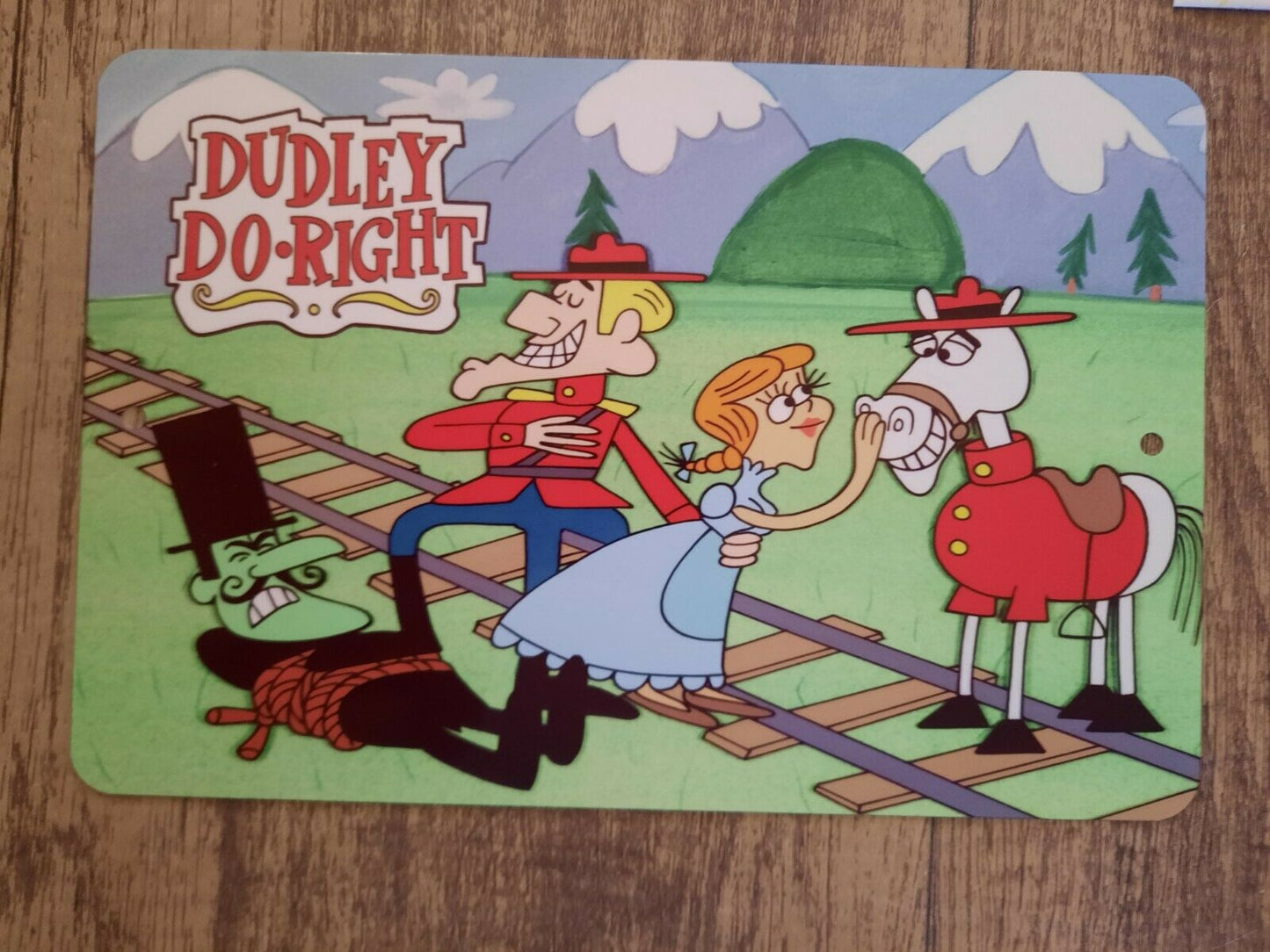 Dudley Do Right Classic Cartoon Hanna Barbera 8x12 Metal Wall Sign