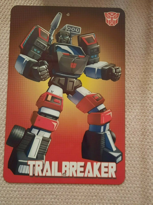 Transformers TRAILBREAKER Autobot 8x12 Metal Wall Sign