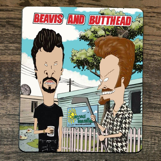 Mouse Pad Beavis and Trailer Park Butthead