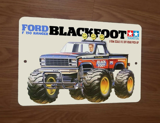 Ford F150 Ranger Blackfoot Radio Remote Control Pick-Up Box Art 8x12 Metal Wall RC Car Sign Garage Poster