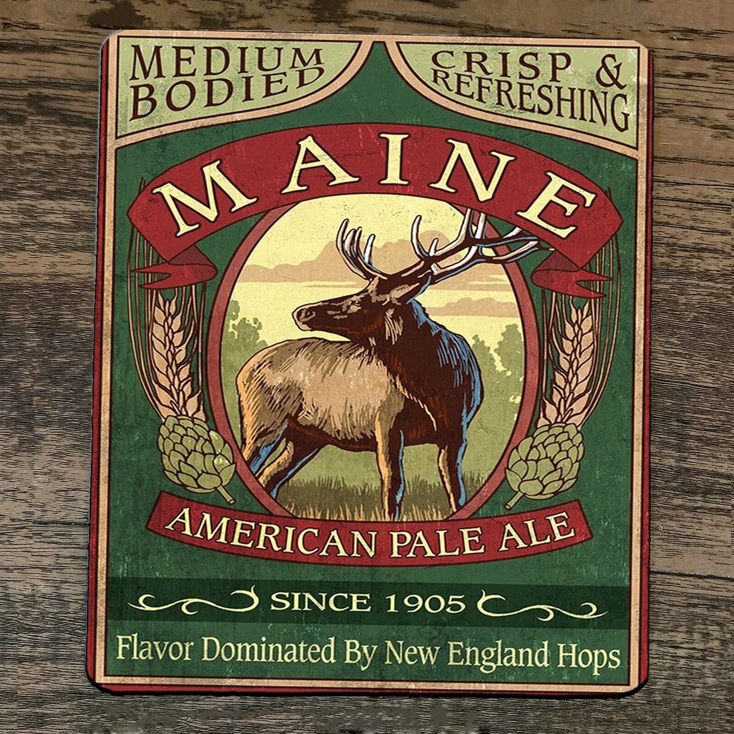 Mouse Pad Maine Moose American Pale Ale