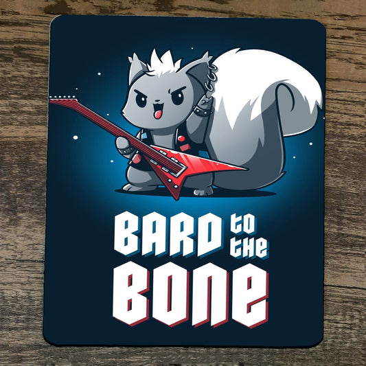 Mouse Pad Bard to the Bone Squirrel