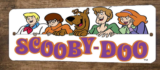 Scooby Doo 4x12 Metal Wall Sign Marquee Banner Poster #1