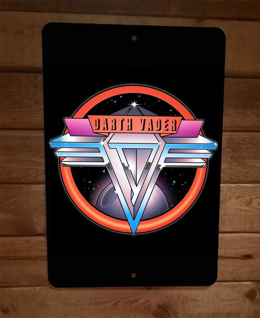 Vader Van Halen Darth Star Wars Parody 8x12 Metal Wall Sign