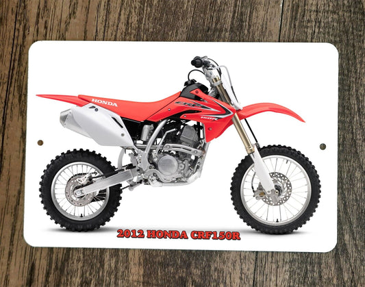 2012 Honda CRF150R 8x12 Metal Wall Sign Poster Motocross Motor Cycle Dirt Bike