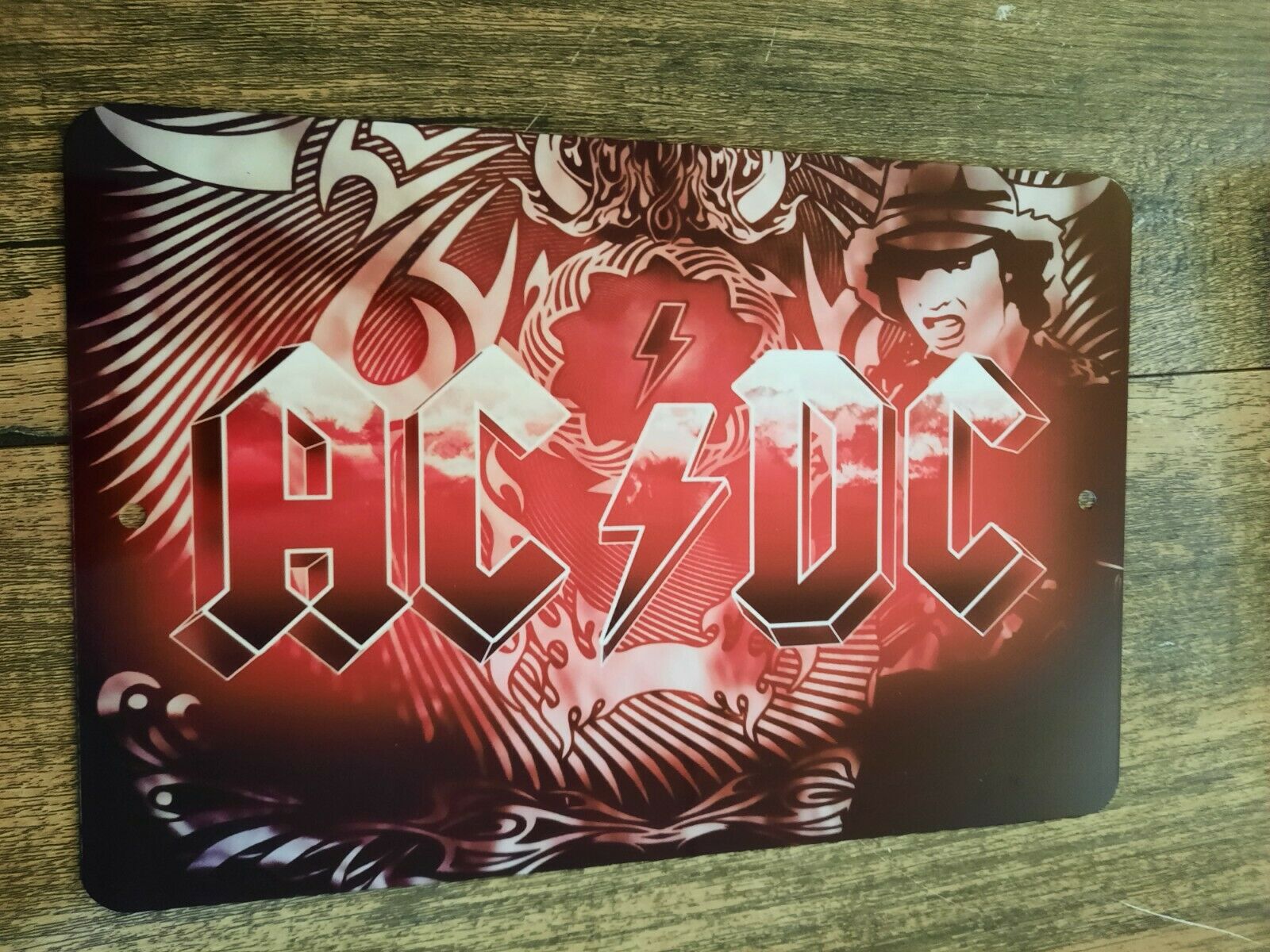 ACDC Rock Band 8x12 Metal Wall Sign Music – Sign Junky