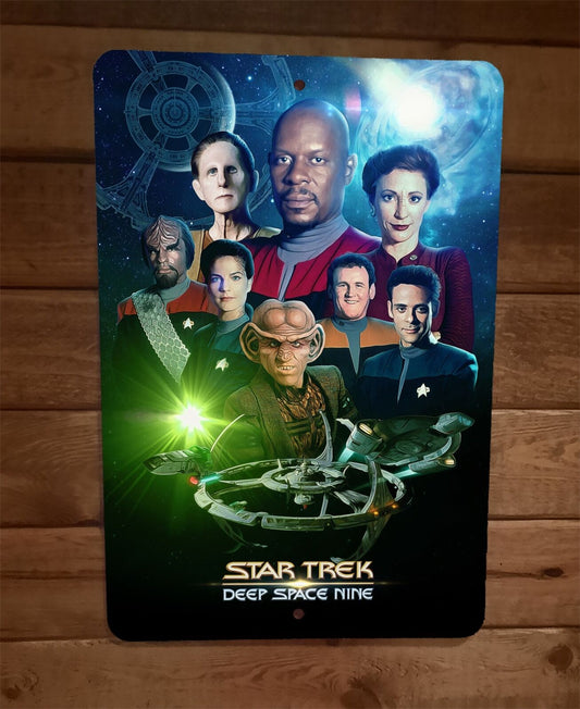 Deep Space Nine 9 Star Trek Movie 8x12 Metal Wall Sign