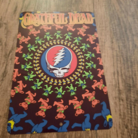 Grateful Dead Misc Poster Style 8x12 Metal Wall Sign Music