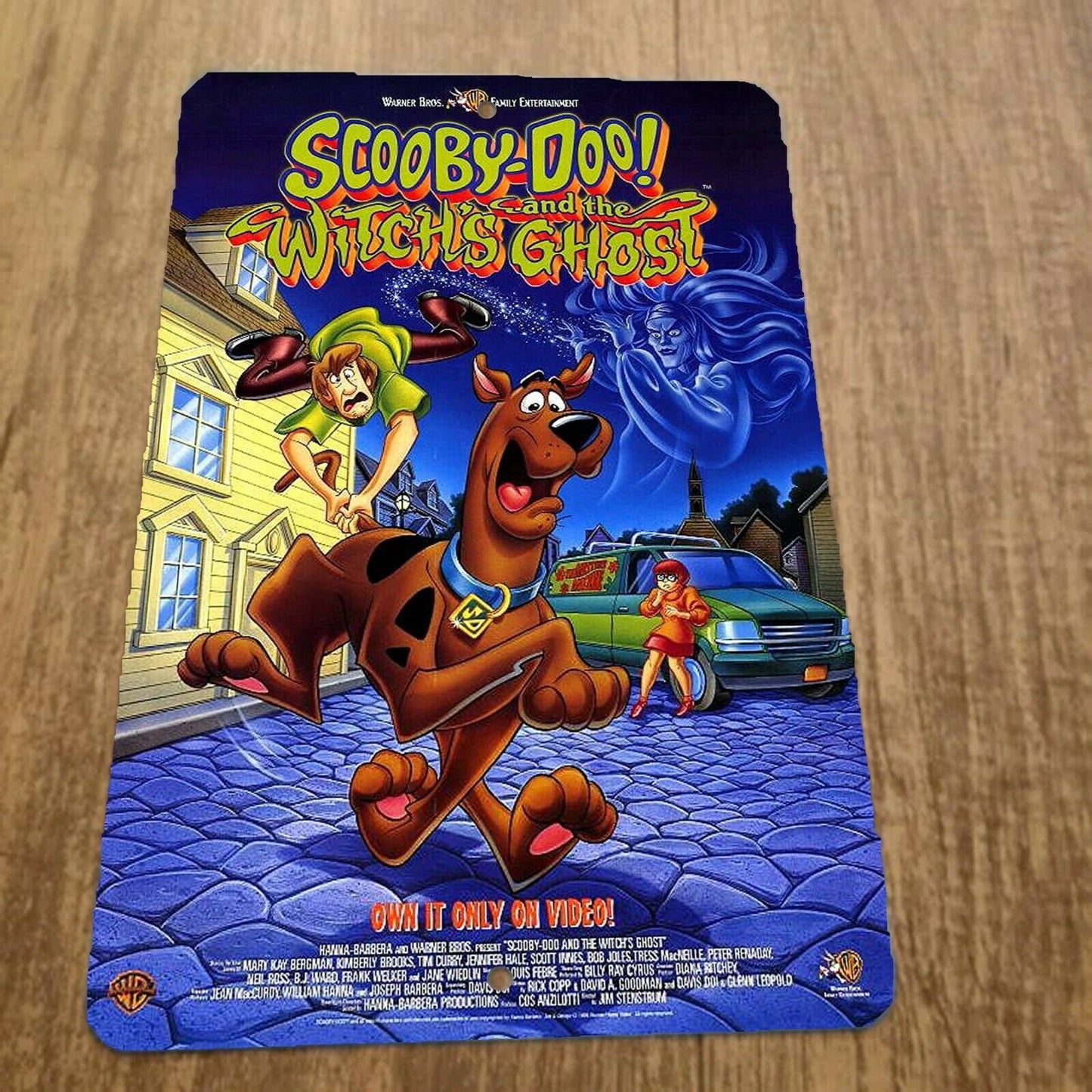 Scooby Doo and the Witchs Ghost Cover Art 8x12 Metal Wall Sign Hanna Barbera Classic Cartoon