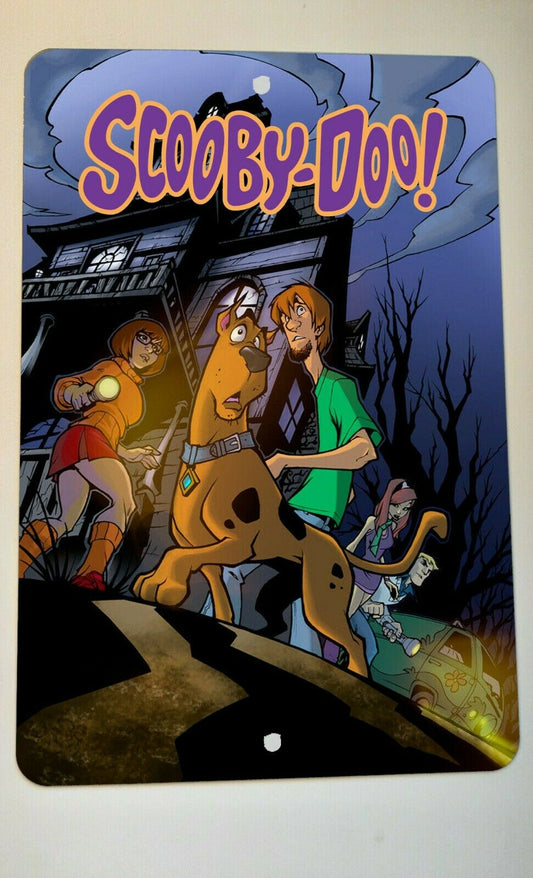 Scooby Doo Artwork 8x12 Metal Wall Sign #3 Hanna Barbera Classic Cartoon