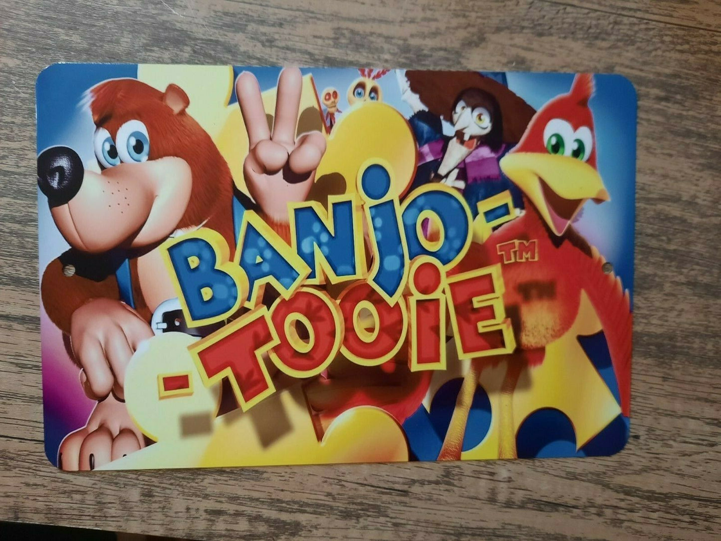 Banjo Tooie 8x12 Metal Wall Sign Video Game Arcade