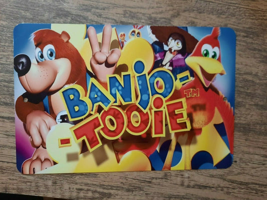Banjo Tooie 8x12 Metal Wall Sign Video Game Arcade