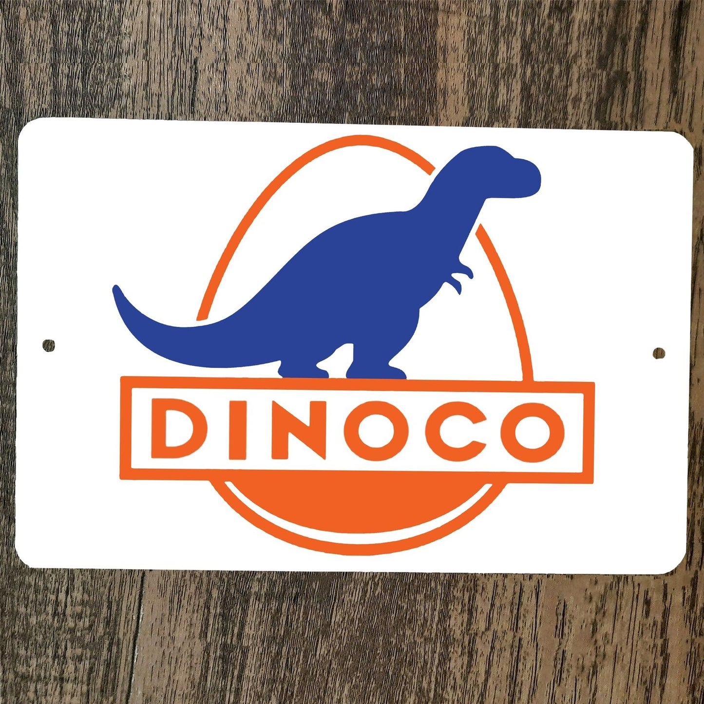 Dinoco Cars 8x12 Metal Wall Sign Poster