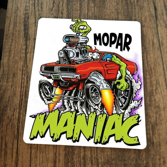 Mopar Maniac Hot Rod Gasser Art Mouse Pad