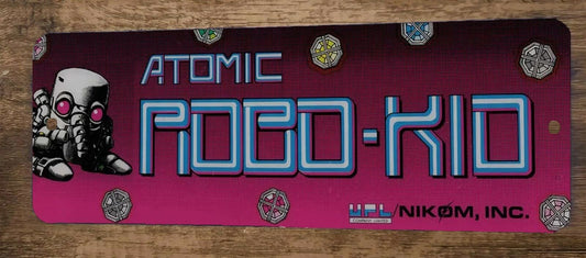 Atomic Robo Kid Arcade x12 Metal Wall Video Game Marquee Banner Sign