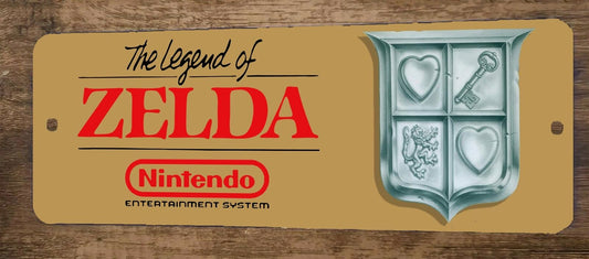 The Legend of Zelda Video Game 4x12 Metal Wall Sign Arcade