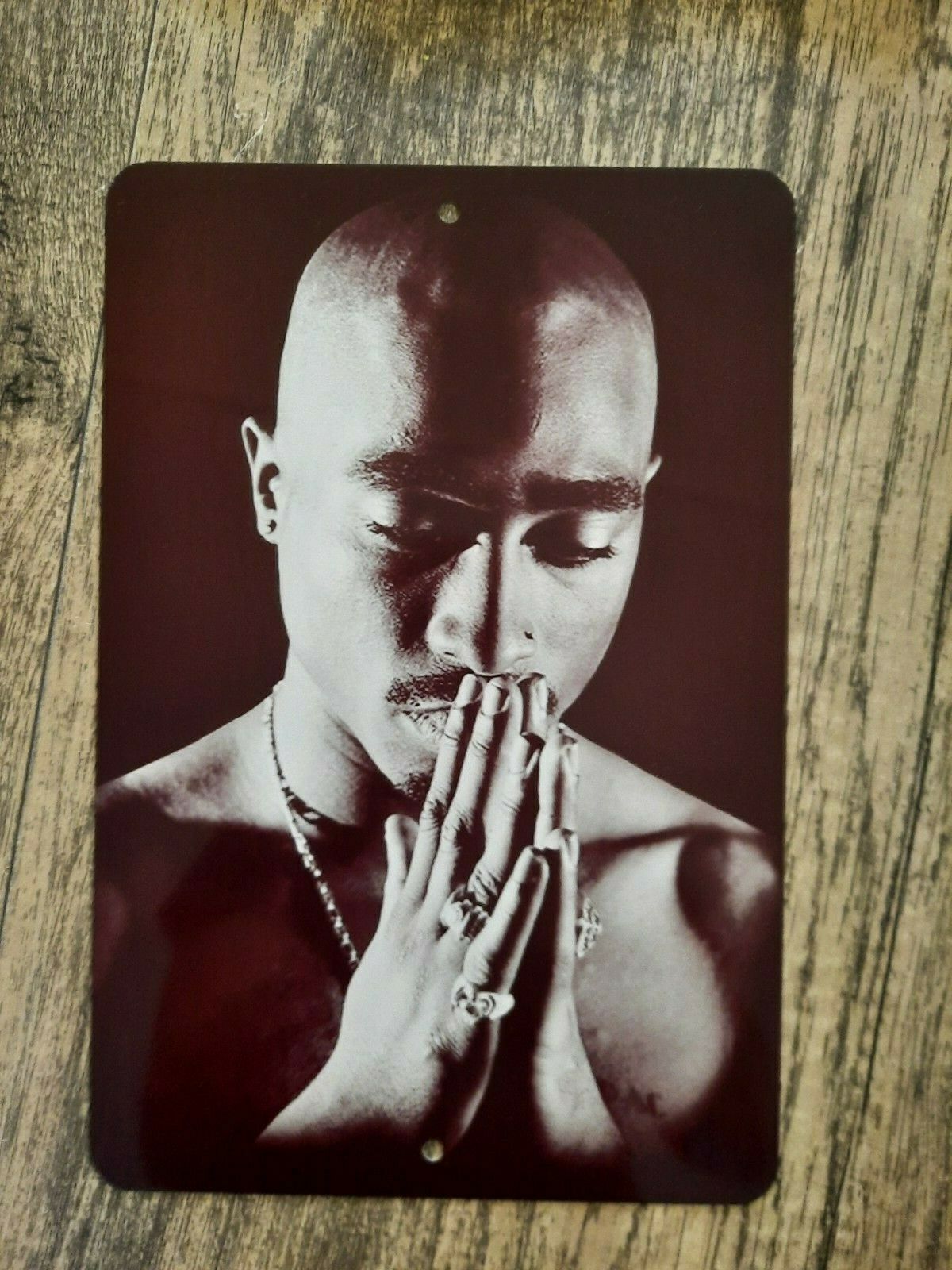 2Pac Tupac Shakur Rap Legend 8x12 Metal Wall Sign music