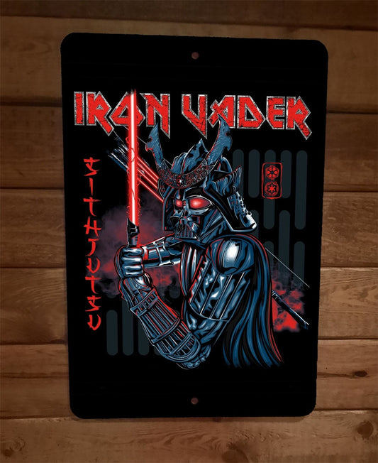 Iron Vader Sithjutsu Star Maiden Wars 8x12 Metal Wall Sign