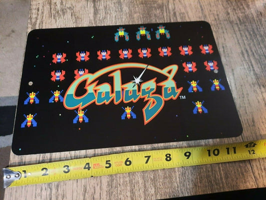 Galaga Classic Arcade Video Game 8x12 Metal Wall Sign