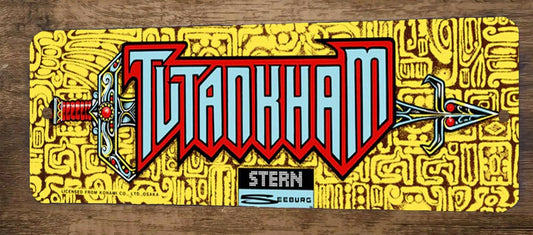 Tutankham Arcade 4x12 Metal Wall Video Game Sign