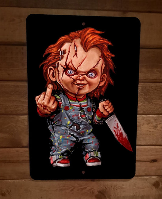 Youre Number One Chucky 8x12 Metal Wall Sign Poster Horror Childs Play