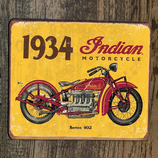 Mouse Pad 1934 Indian Motorcycle Series 402