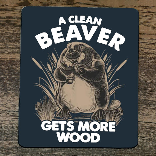 Mouse Pad - a Clean Beaver Gets More Wood