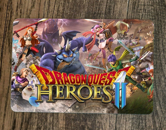 Dragon Quest Heroes 2 II 8x12 Metal Wall Sign Video Game Poster #1