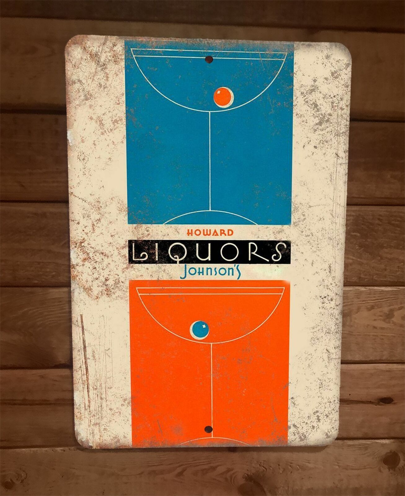 Howard Johnsons Liquors Vintage Ad 8x12 Metal Wall Sign